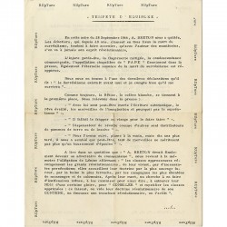 tract du Groupe RUpTure faisant suite au décès d'André Breton, 1966