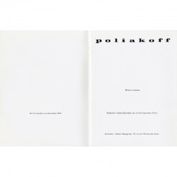 Serge Poliakoff, galerie Knoedler et galerie Berggruen, 1959