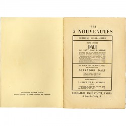 revue surréaliste de la librairie José Corti, dirigée par André Breton, numéro 4, décembre 1931