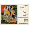 exposition "Au pied du mur" d'Asger Jorn à la galerie Jeanne Bucher, Paris, le 5 avril 1969