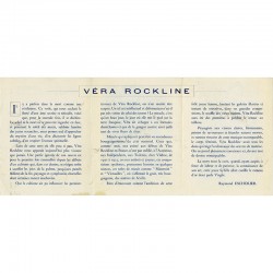 Véra Rockline, texte de Raymond Escholier, 1936