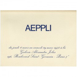 Eva Aeppli, galerie Alexandre Iolas, 1975