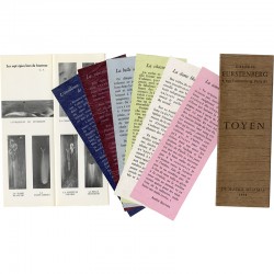 Toyen, galerie Furstenberg, textes d'A. Breton, E.L.T. Mesens, B. Péret, G. Goldfayn, Y. Elléouet, R. Benayoun, J.-C. Silbermann