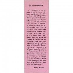 Toyen, "La somnanbule", texte inédit d'André Breton, 1958