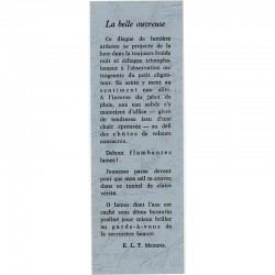 Toyen, "La belle ouvreuse", texte inédit de E.L.T. Mesens, 1958