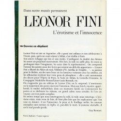 texte de Guy Romart "Leonor Fini, L'érotisme et l'innocence"