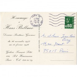 exposition "Hommage à Hans Ballmer, dessins, peintures, gravures" 1975-1976