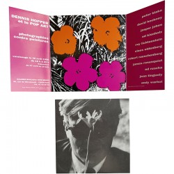"Dennis Hopper et le Pop Art", galerie Boulakia, à Paris,  Oldenburg, Rauschenberg, Rosenquist, Ruscha, Warhol, 1990