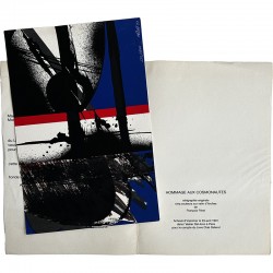 sérigraphie originale de François Féret, imprimée par l'atelier Del Arco, à Paris, pour le compte du Livre Club Diderot, en 1991