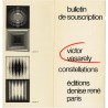bulletin de souscription de la galerie Denise René pour l'album "Constellations", en 1967
