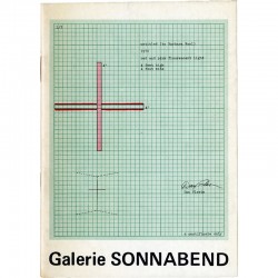 catalogue de l'exposition de Dan Flavin à la galerie Ileana Sonnabend, à Paris, 29 octobre 1970