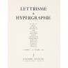 Lettrisme & Hypergraphie, Galerie Stadler, Paris, 1964