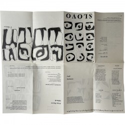 #1 de la revue lettriste SLOVO de Antoine Perich, Jean-Pierre Gillard, Francois Poyet, Maurice Lemaitre, 1967 #1 de la revue lettriste SLOVO de Antoine Perich, Jean-Pierre Gillard, Francois Poyet, Maurice Lemaitre, 1967