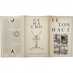 plaquette de l'exposition "Le ton haut" de Jorge Camacho à la Galerie Mathias Fels plaquette de l'exposition "Le ton haut" de Jorge Camacho à la Galerie Mathias Fels