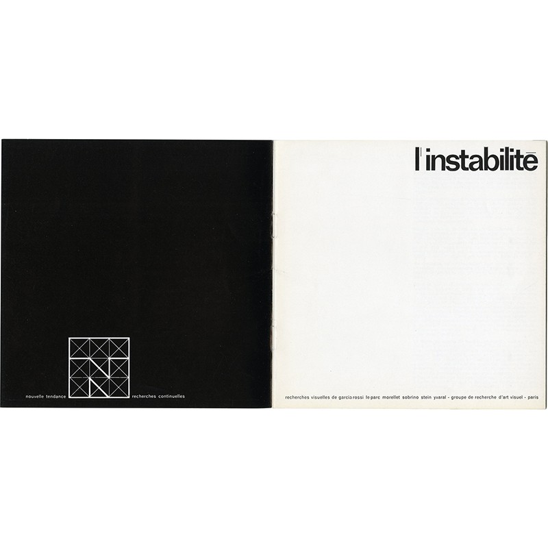 "L'Instabilité" du Groupe de recherche d'art visuel (GRAV), 1963