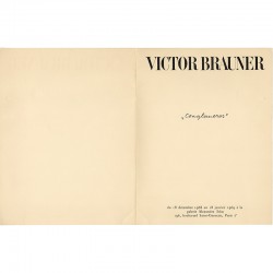 invitation à l'exposition de Victor Brauner "Conglomeros", Iolas, Paris, 1968