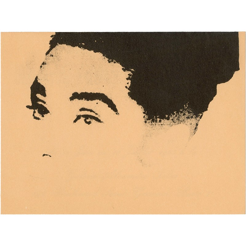 carton d'invitation de l'exposition Martial Raysse à la galerie Iolas, Paris, 1965