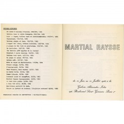 feuille de salle, Martial Raysse à la galerie Iolas, Paris, 1965
