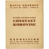 Constant Korovine, galerie Katia Granoff, texte de  O. de Klemm, 1932