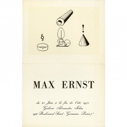 exposition Max Ernst, Alexandre Iolas, 1971