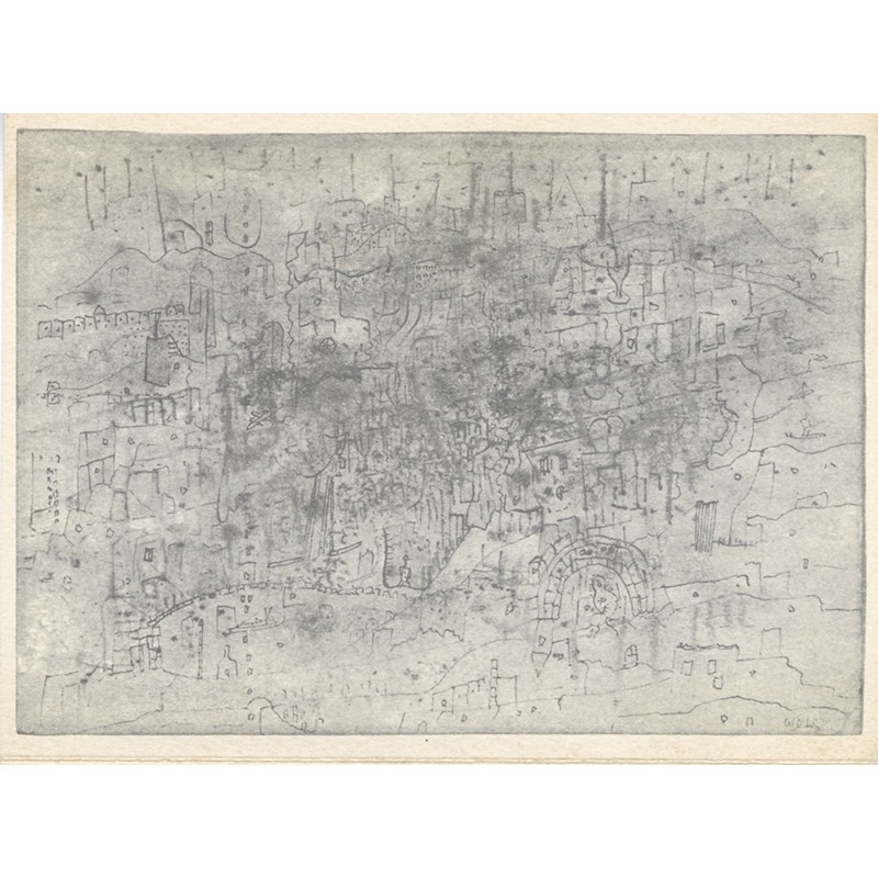 Carton d'invitation à l'exposition de Wols "Un Hommage" à la galerie Alexandre Iolas, 1965