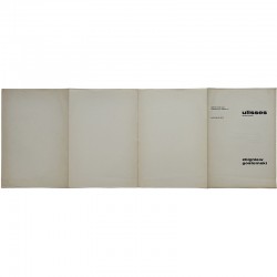 plaquette de l'exposition "Ulisses - James Joyce'a" de Zbigniew Gostomski à la galerie Foksal, Varsovie, 1970