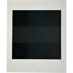 sérigraphie d'Ad Reinhardt (imprimée par Siedbruck Michel, Düsseldorf)