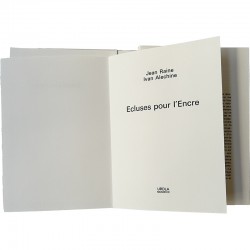 Écluses pour l'Encre, 21 peintures-mots transcrites au pochoir par Denis Richel