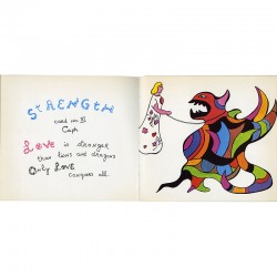 Tarot Cards, livre d'artiste dessiné par Niki de Saint Phalle en 1985