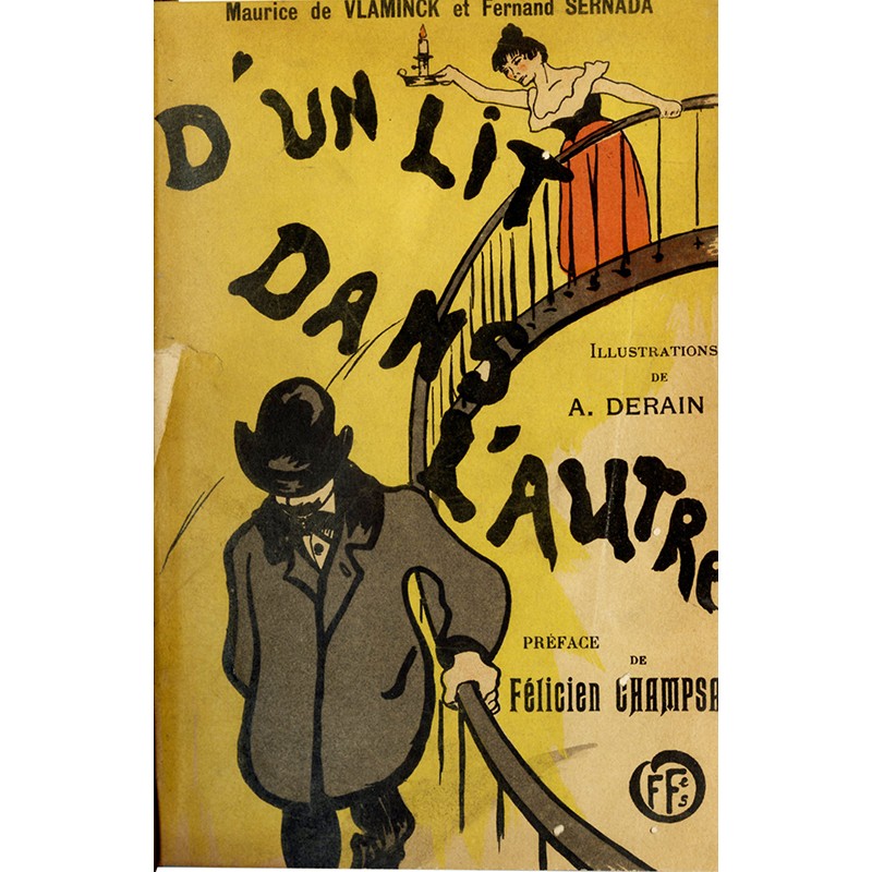 Illustration d'André Derain pour " D'un lit dans l'autre" de Maurice Vlaminck, 1902