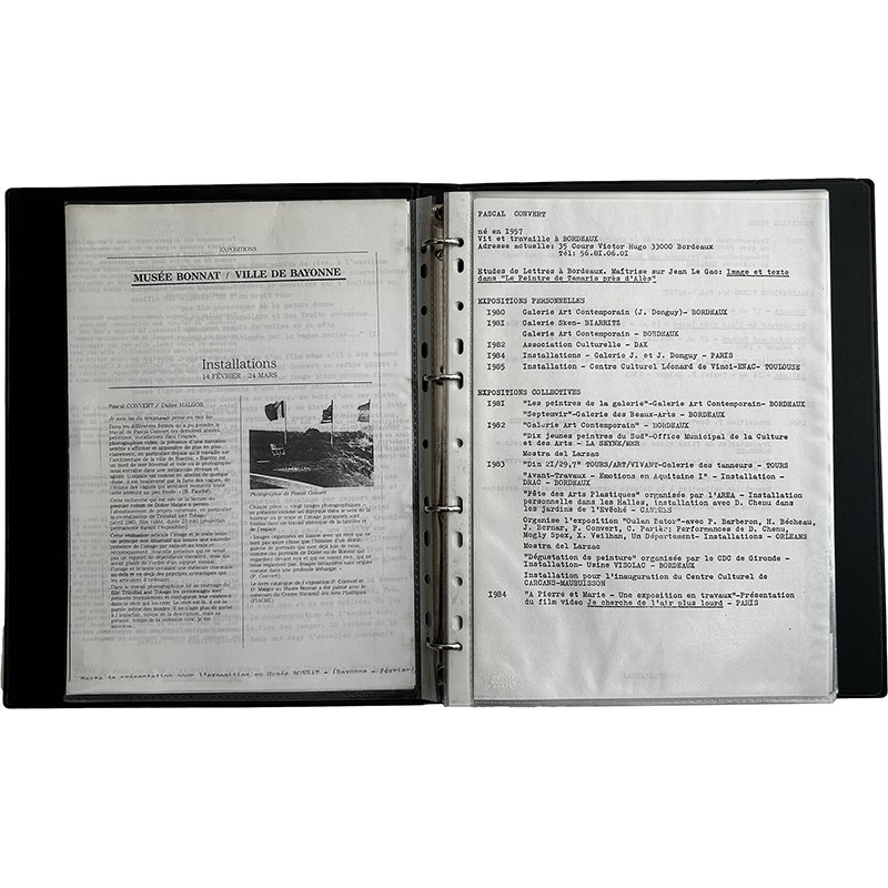 book de Pascal Convert, 1985