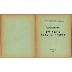 Francis Picabia, Thalassa dans le désert, Fontaine, 1945