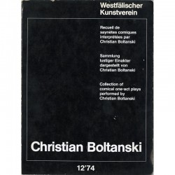 Christian Boltanski, recueil de saynètes comiques, Westfälischer Kustverein, Münster, 1974
