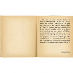textes de Louis Joxe, Jean Cassou, Eugène Claudius-Petit, Henry Prouvé, Charlotte Perriand, Bernard Champigneulle, Jean Bauret
