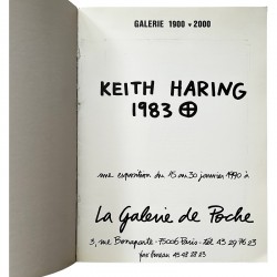 Keith Haring 1983, dessins de Naples 10 mai 1983