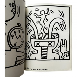 Keith Haring, suite de dessins publiés en 1990, texte de David Galloway