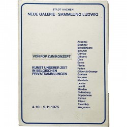 Von Pop zum Konzept: Kunst unserer Zeit in belgischen Privatsammlungen, 1975