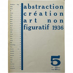 n° 5 de la revue "Abstraction, création, art non figuratif", 1936