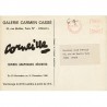 vernissage de l'exposition de Corneille "Œuvres graphiques récentes" à la galerie Carmen Cassé, 1980