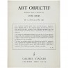 plaquette/catalogue de l'exposition "Art objectif" organisée par Otto Hahn à la galerie Stadler, à Paris, 1967