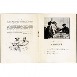 Lot de deux catalogues et une invitation de l'artiste Elie-Anatole Pavil à la galerie Georges Petit