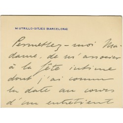 Miquel Utrillo, correspondance, 1938