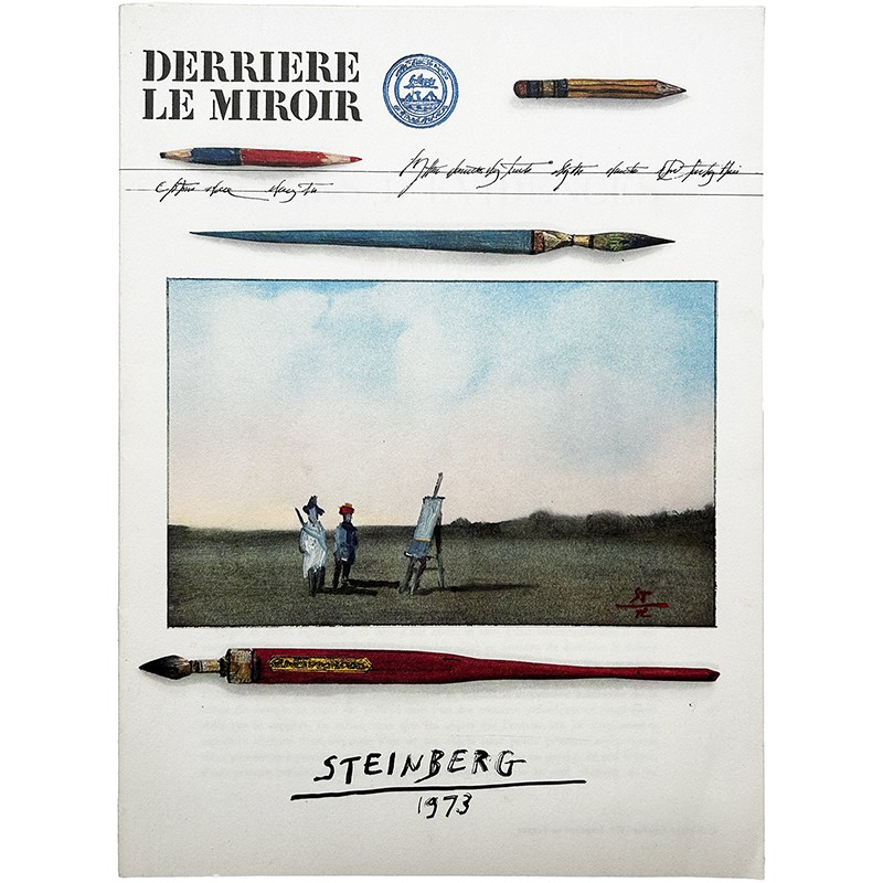 Saul Steinberg, Derrière le Miroir, Galerie Maeght, 1973