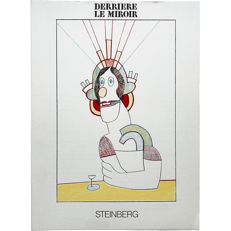 Saul Steinberg, Derrière le Miroir, Galerie Maeght, 1977