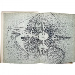 lithographies originales mises sur pierre par Wilfredo Lam, tirées dans l'atelier de Emile Matthieu à Zurich.