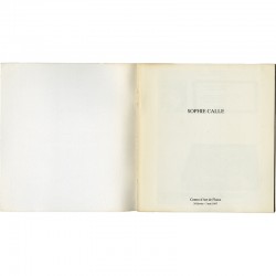 Sophie Calle, texte "La mise au secret" de Bertrand Raison, Blaine, 1987