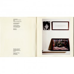 catalogue de l'exposition de Sophie Calle au Centre d'Art de Flaine, à Cluses, 1987