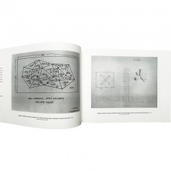 croquis et notes préparatoires de Sol LeWitt pour la réalisation de ses "Wall drawings"