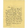 lettre de Gian Francesco Malipiero à Gérard Gaussen, consul à Venise, en février 1956