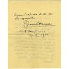 lettre de Gian Francesco Malipiero– compositeur et musicologue italien (Venise 1882-Trévise 1973) – à Gérard Gaussen,  1956